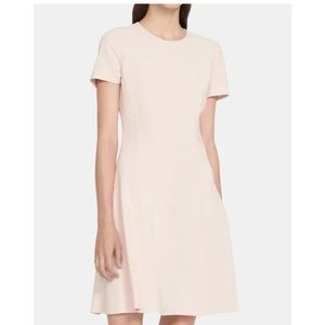 Theory sheer pink dress size 2